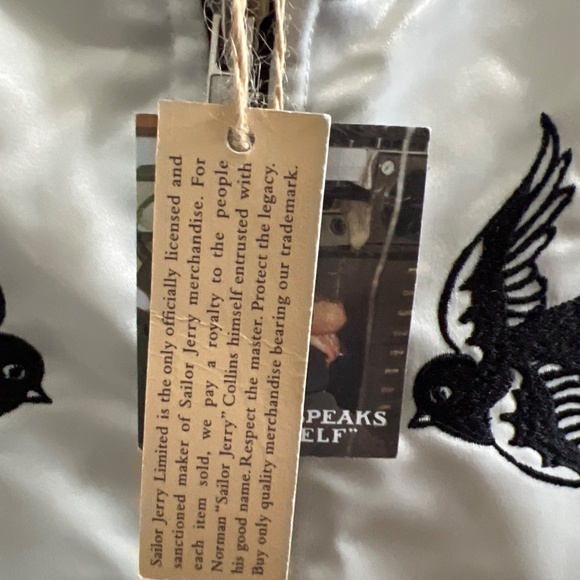 Sailor Jerry Tattoo Artist Official XS NWT vintage Jacket - Picture 4 of 11